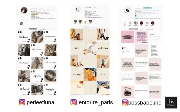 Styles de Feed Instagram : à vous de choisir ?