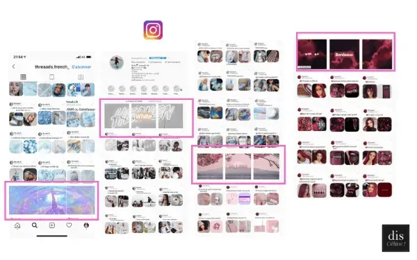 Styles de Feed Instagram : à vous de choisir ?