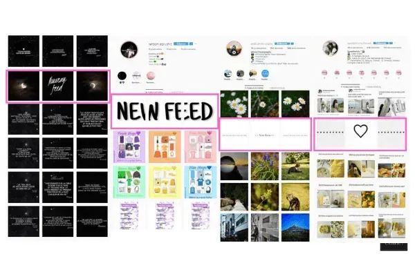 Styles de Feed Instagram : à vous de choisir ?