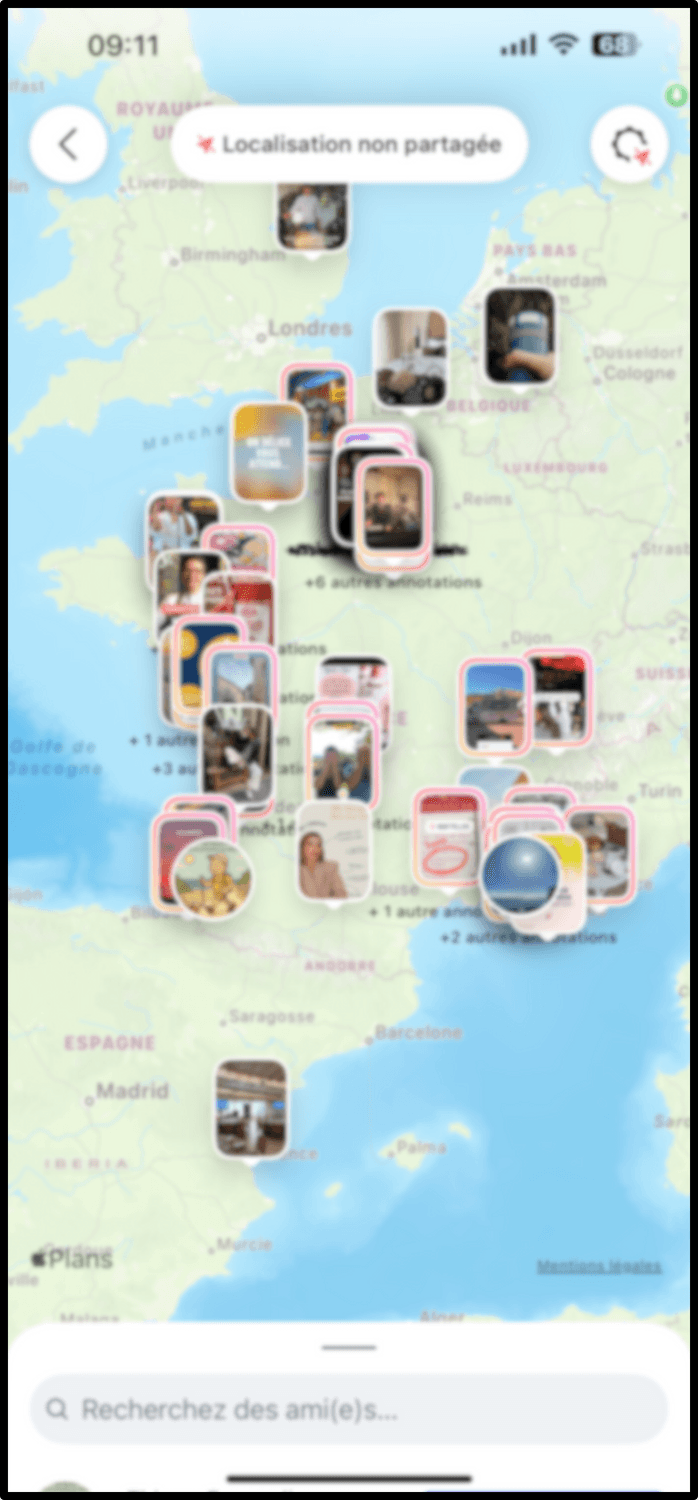 Instagram : faut-il activer la nouvelle carte de géolocalisation ?