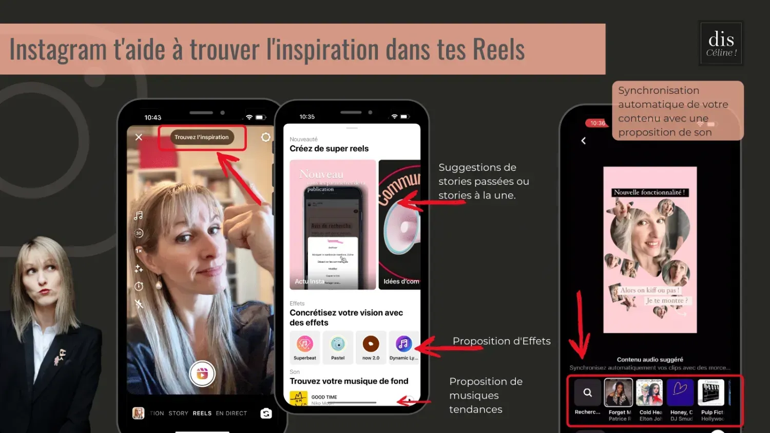 Comment réaliser votre première Reel avec l’option "Trouver l’inspiration" ?