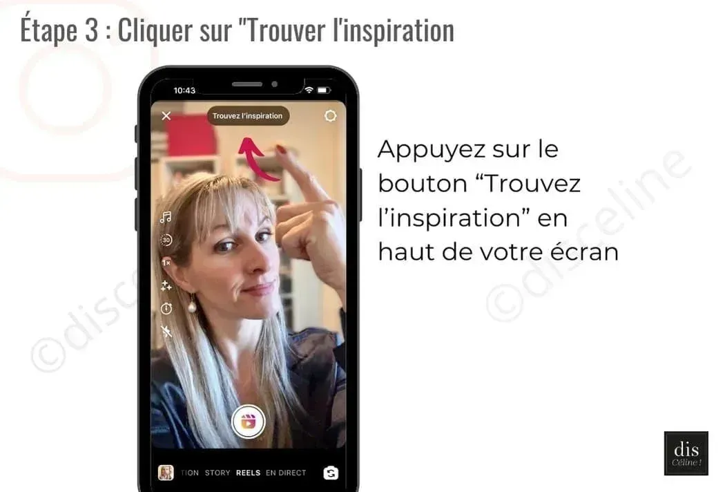 Comment réaliser votre première Reel avec l’option "Trouver l’inspiration" ?